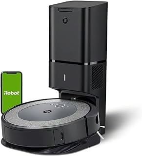 iRobot Roomba i3+ EVO (3550) Self-Emptying Robot Vacuum – Now Clean by Room with Smart Mapping, Empties Itself for Up to 60 Days, Works with Alexa, Ideal for Pet Hair, Carpets​, Roomba i3+