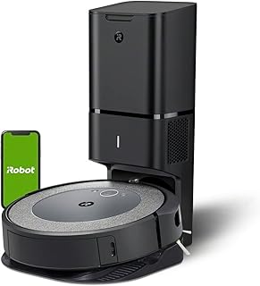 iRobot Roomba i3+ EVO (3550) Self-Emptying Robot Vacuum – Now Clean by Room with Smart Mapping, Empties Itself for Up to 60 Days, Works with Alexa, Ideal for Pet Hair, Carpets, Roomba i3+